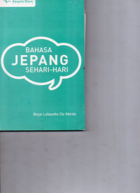 Image of Bahasa Jepang Sehari - Hari