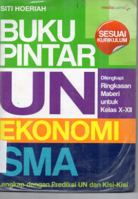 Image of Buku Pintar UN Ekonomi SMA
