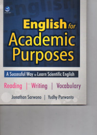 Image of English Academic Purposes