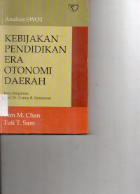 Image of Kebijakan Pendidikan Era Otonomi Daerah