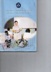 Image of Standar Kompetensi Guru Sekolah Menengah Atas
